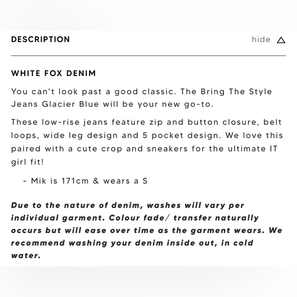 Bring the Style Low Rise Jeans - Picture 4 of 8